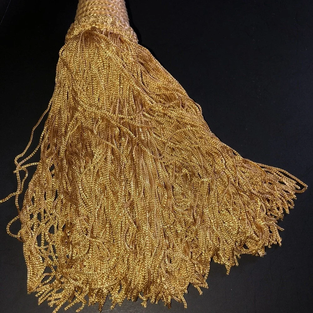 Heavy Tassel Curtain Tie Backs Set of‎ 2 Gold 7.5
